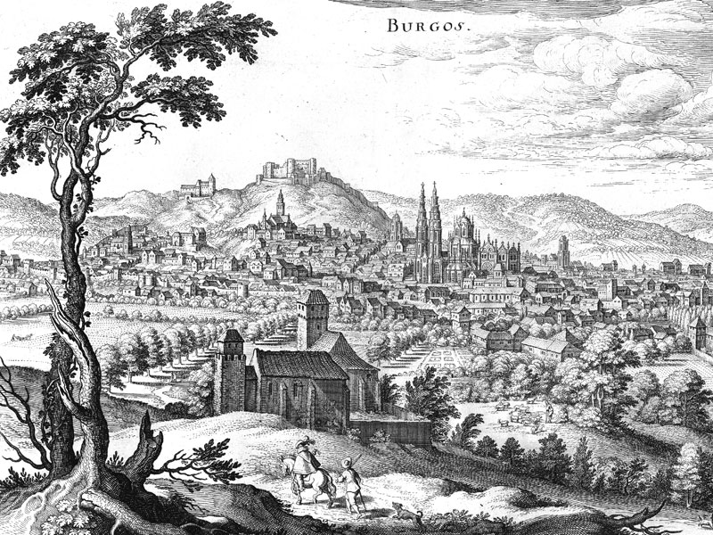 Burgos, copper engraving c. 1700.