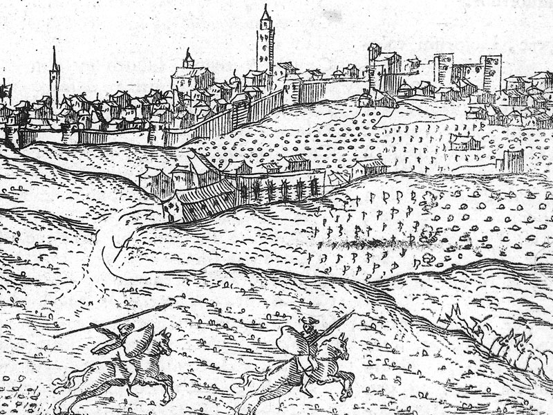 Jerez de la Frontera, engraving 1713.
