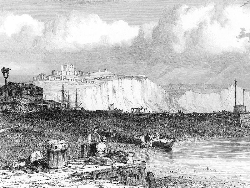 Dover, steel engraving c. 1850.