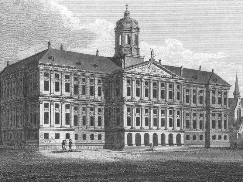 Amsterdam, Town Hall, engraving 1809.