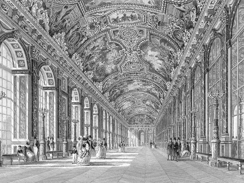 Hall of Mirrors, Versailles.