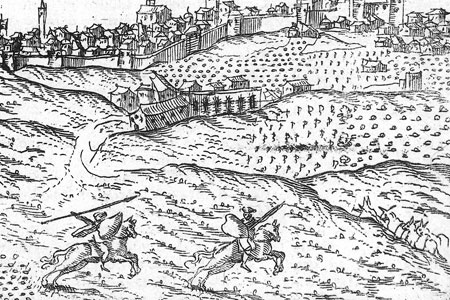 Jerez de la Frontera, engraving 1713.