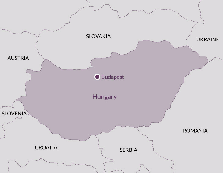 Map: Budapest.