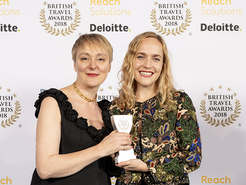 MRT wins Gold at the 2018 British Travel Awards
