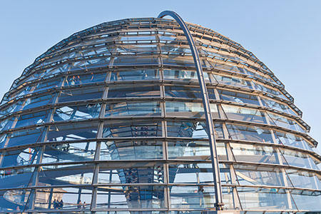 Berlin, dome of the Reichstag building, used under license from shutterstock.com.